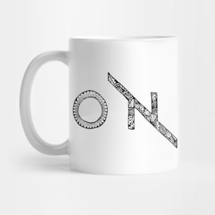 Zentangle Onewe Logo Mug